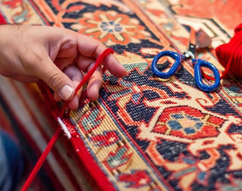 خدمات تخصصی و حرفه ای رفوی فرش در قالیشویی جنوب تهران
